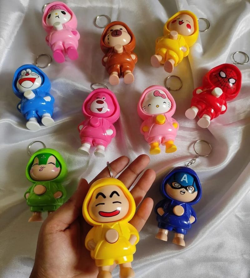Cute Cartoon Hoodoe Keychains