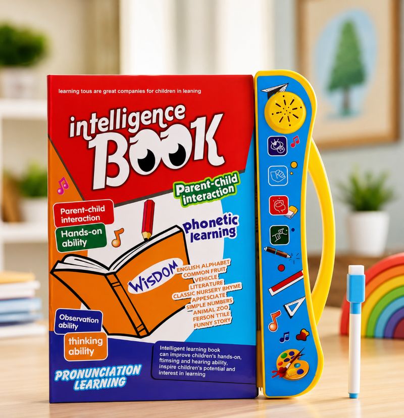 Kids Learning Sound Book, Interactive Phonics & Numbers Fun