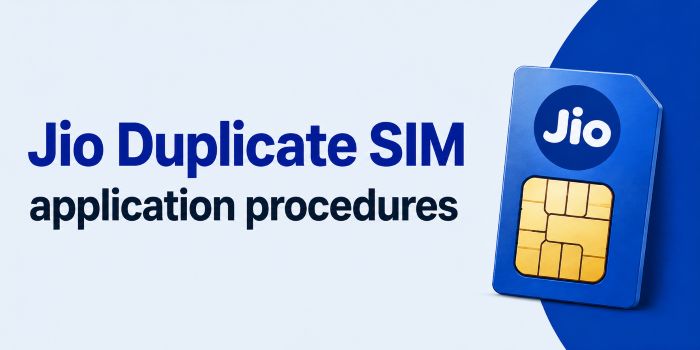 Jio duplicate SIM application process