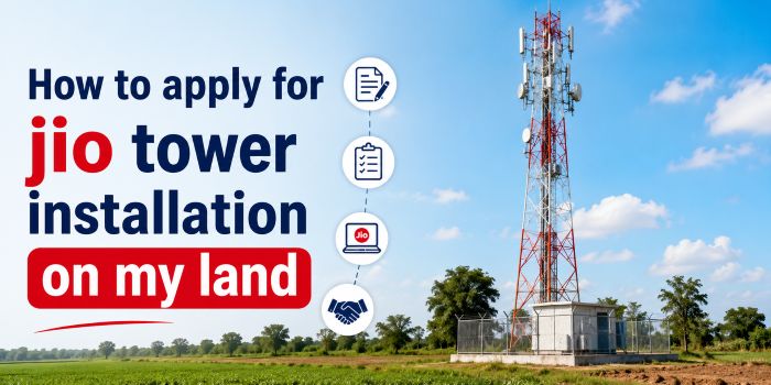 How to apply for jio tower intallation
